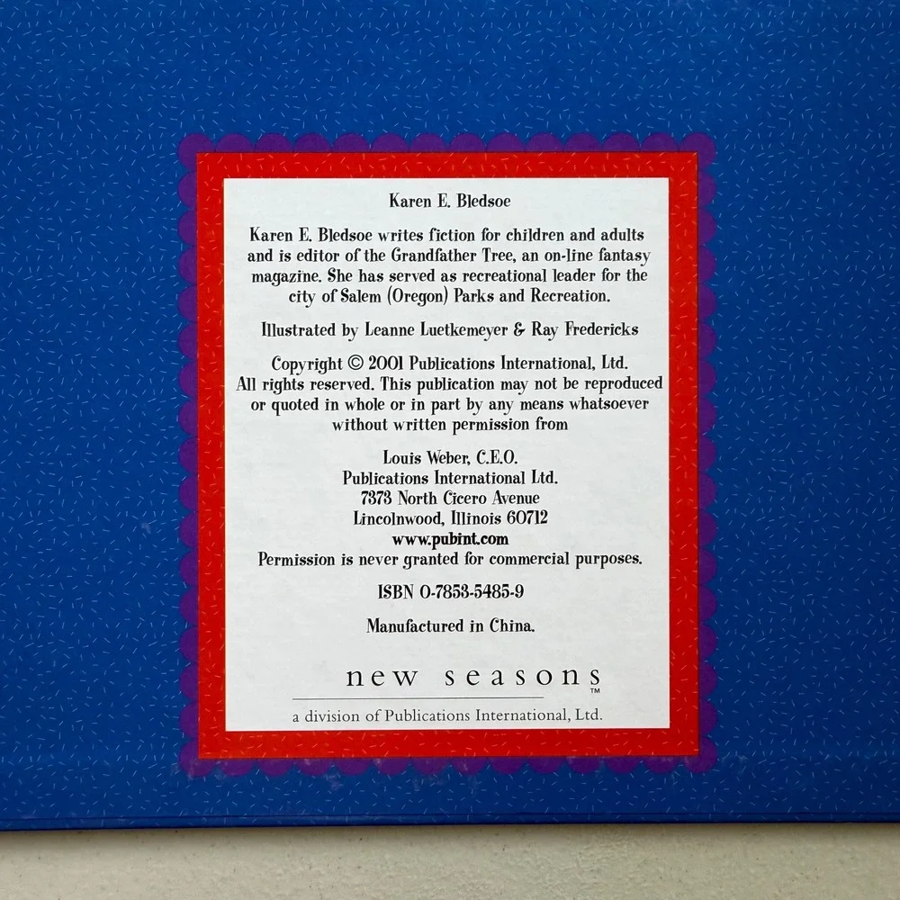 New Seasons School Years Memory Keeper K-12 Spiral Bound‎ Scrapbook 2001 Edition